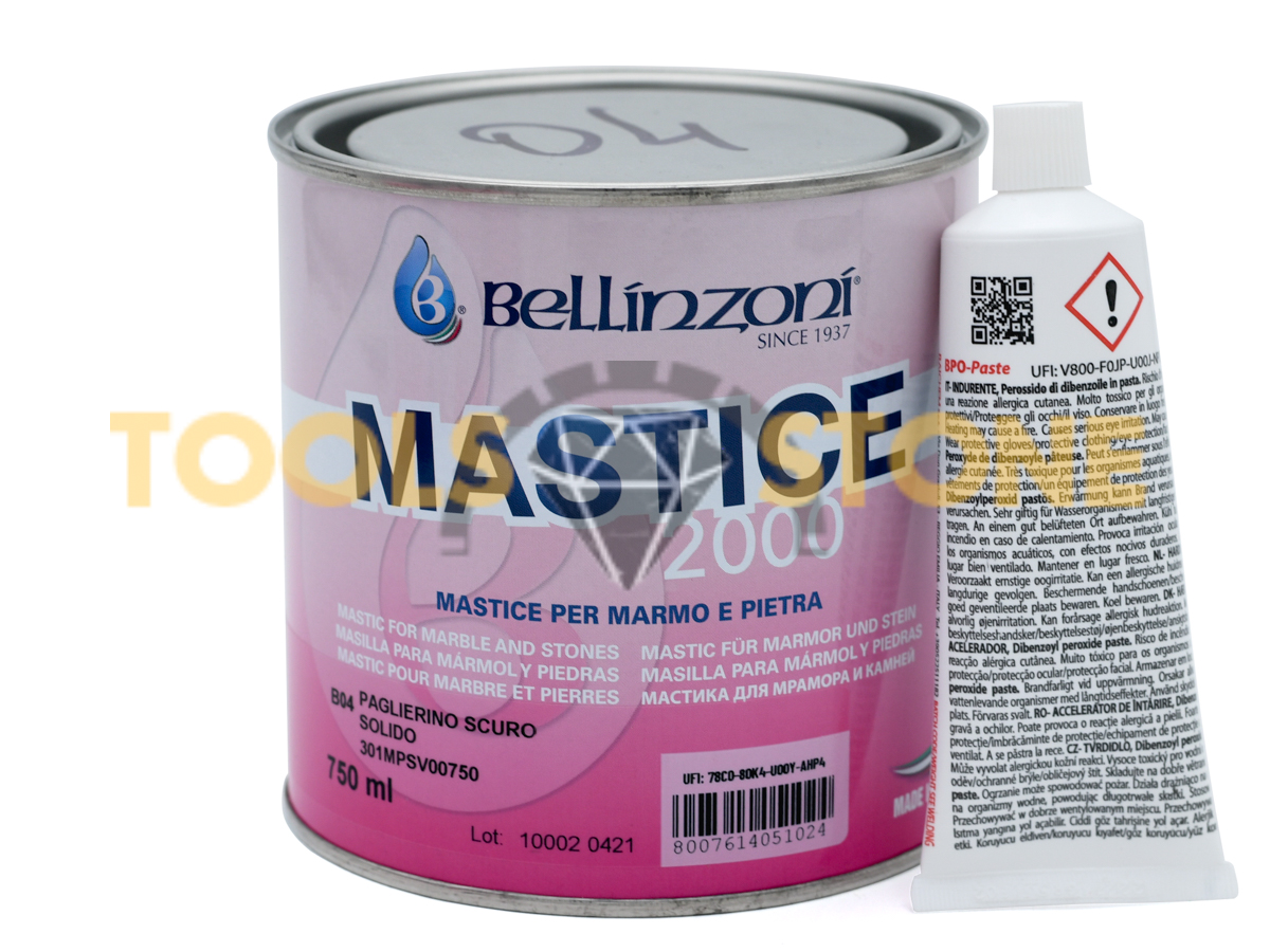 Клей Bellinzoni 04 (0,75) полиэфирный, тёмно-бежевый, густой.