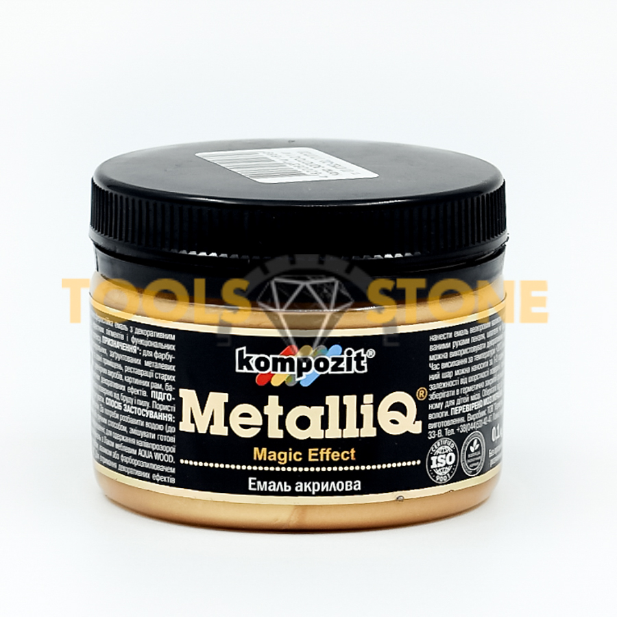 Краска  "Metalliq" 100 мл., (цвет - золото)