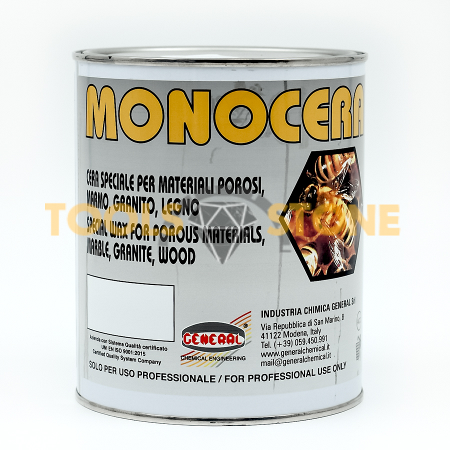 Восковая полироль GENERAL MONOCERA густая черная, 1 л
