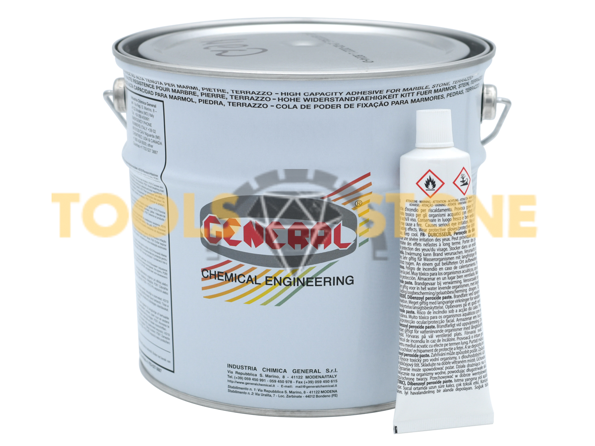 Клей полиэфирный GENERAL Transparent Fluid медовый, густой. 4 л